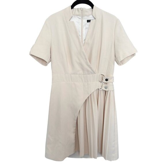 Super Chic karen Millen Cream corporate Dress - Picture 2 of 8
